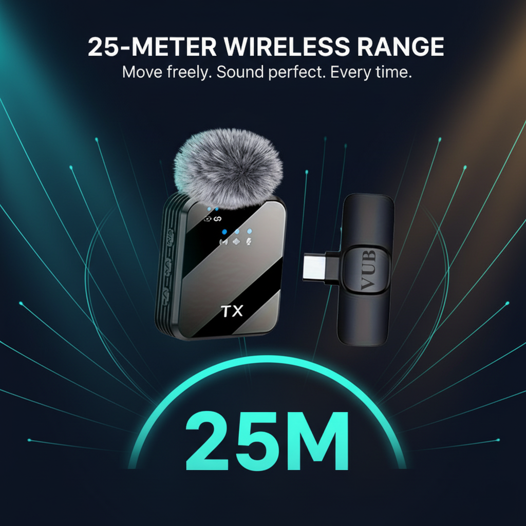25M Wireless Range