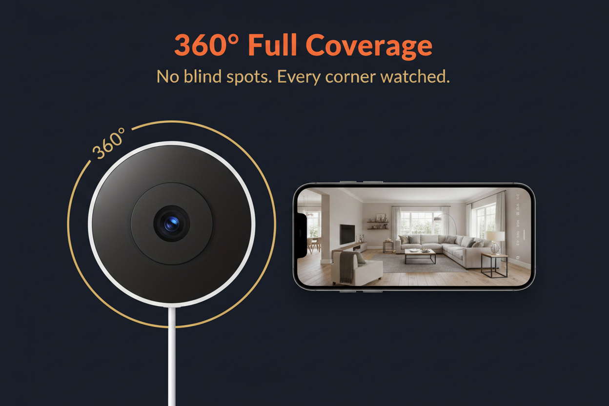 360° Pan Coverage