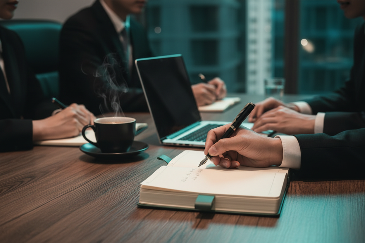 Business Meeting Scene