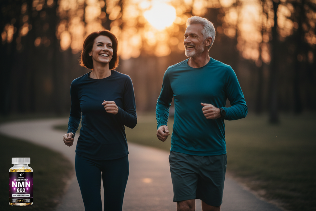 Couple Running 40s
