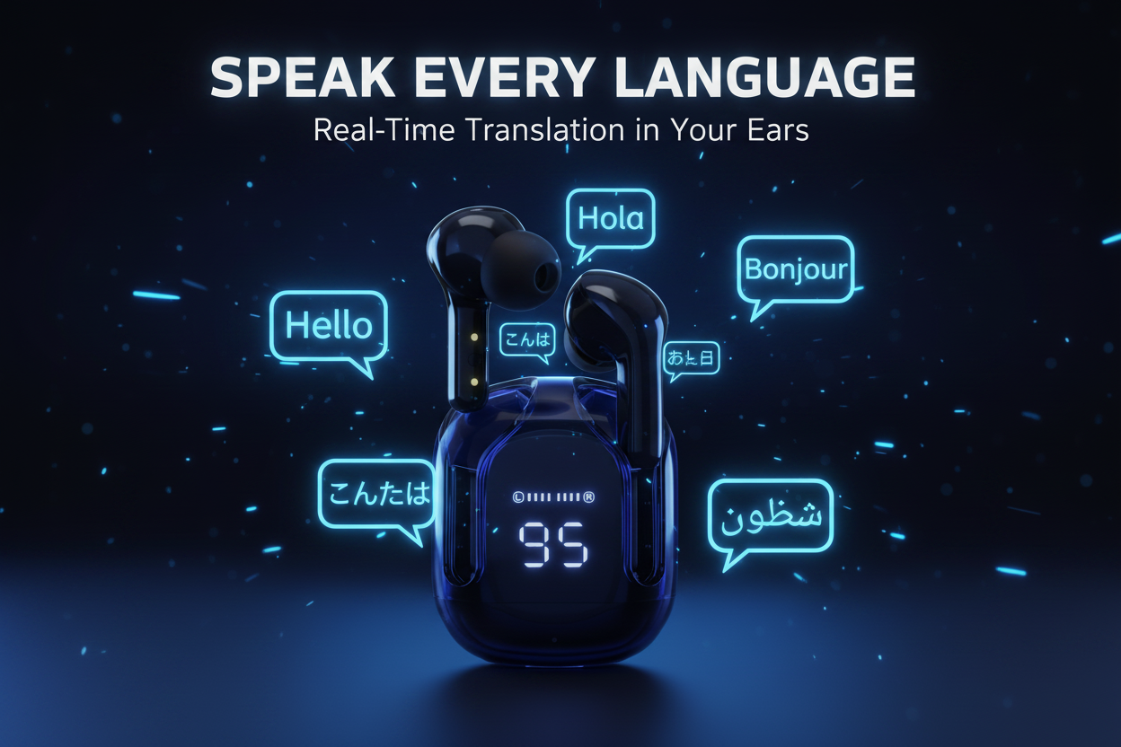 Universal Language Earbuds — Hear Everything. Miss Nothing.