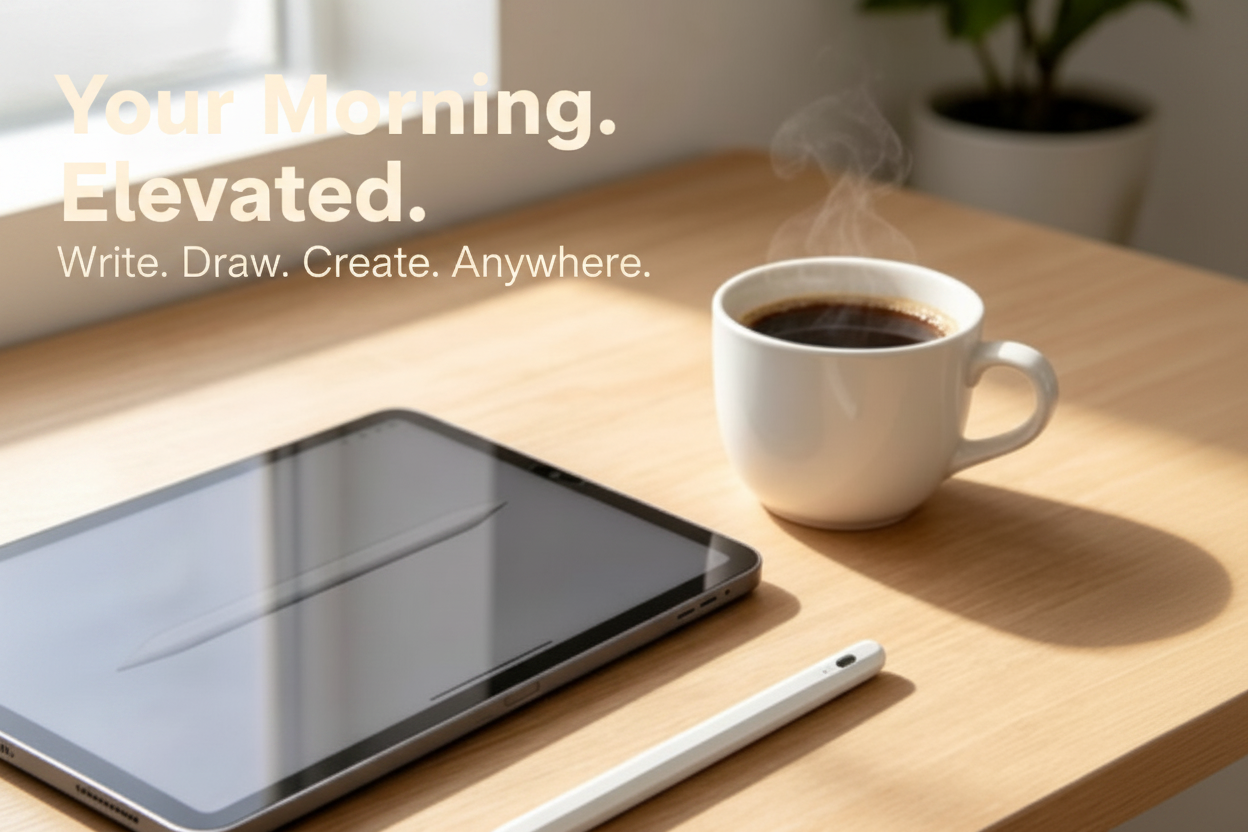 Minimal Morning Desk