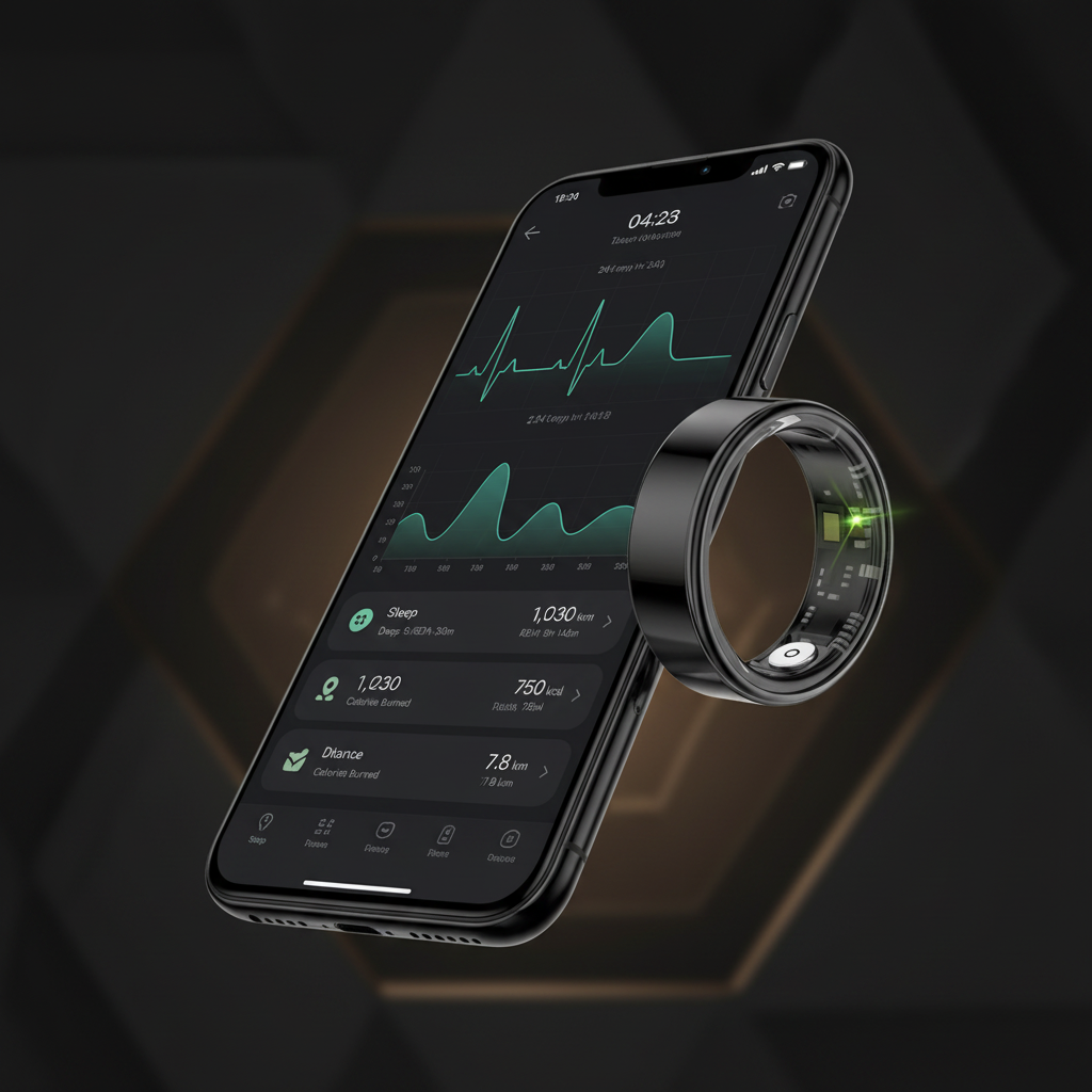 Smart Fitness Ring – Heart Rate, Sleep & Activity Tracker