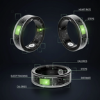 Smart Fitness Ring – Heart Rate, Sleep & Activity Tracker
